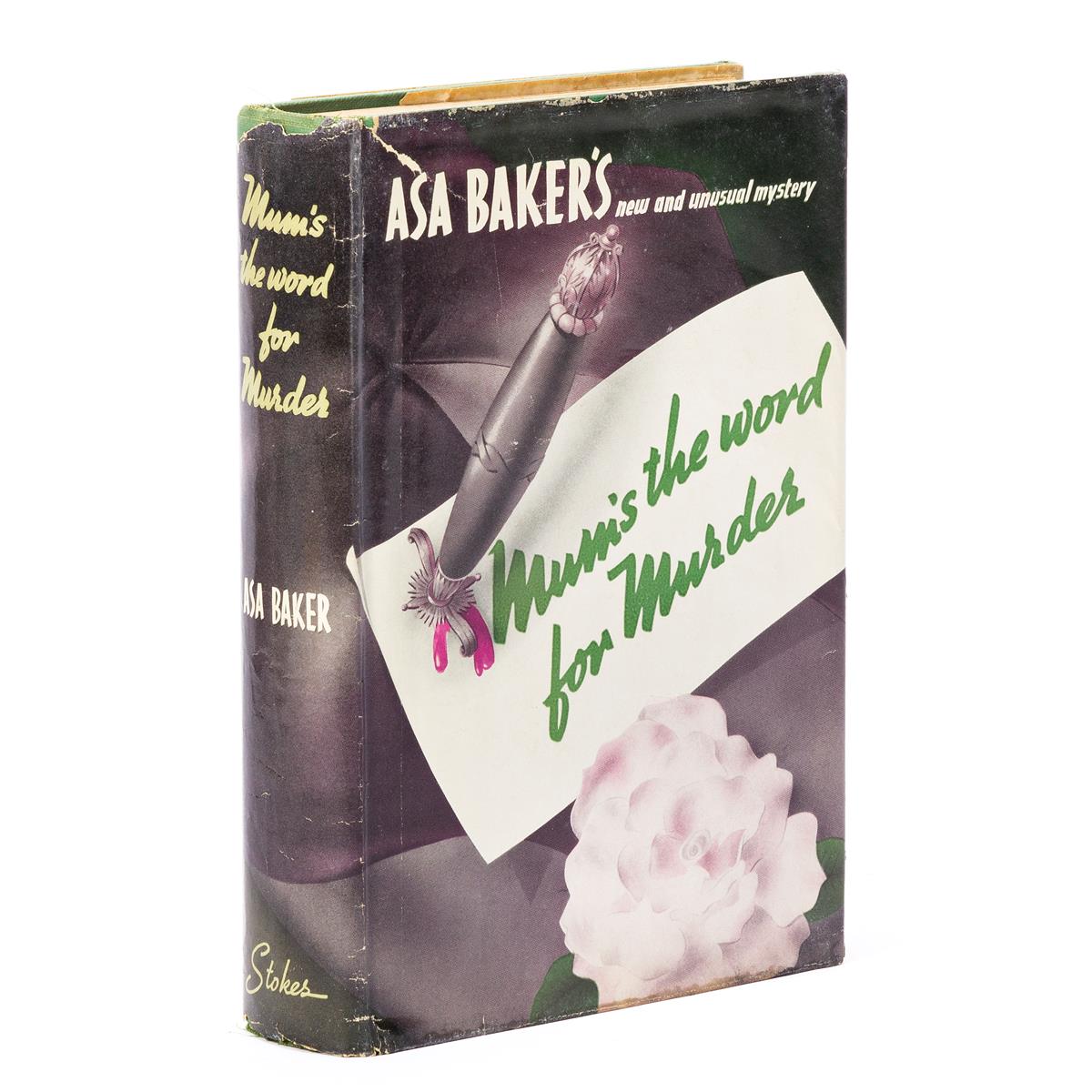 [HALLIDAY, BRETT.] Baker, Asa. Mums the Word for Murder.